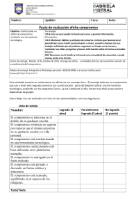 Pauta de Evaluación Afiche Compromiso Escolar