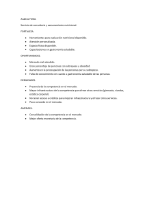 Análisis FODA: Consultoría Nutricional