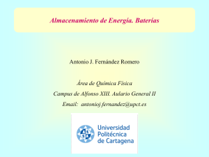 Almacenamiento de Energía: Baterías - UPCT