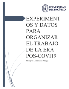 Trabajo Post-COVID: Organización y Datos