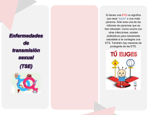 Triptico de enfermedades de transmisión sexual