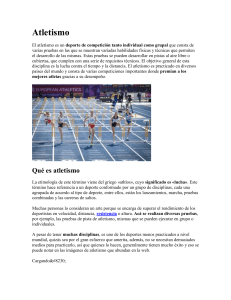 Atletismo: Historia, Pruebas y Reglamento
