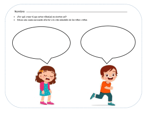 Hoja de Trabajo: Sentimientos y Vida Saludable para Niños