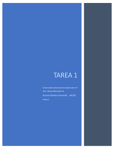 Tarea 1: Física II - UACJ IIT