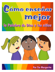 Enseñando la Palabra de Dios a los Niños: Manual Práctico