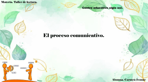 El Proceso Comunicativo: Comunicación Verbal y No Verbal