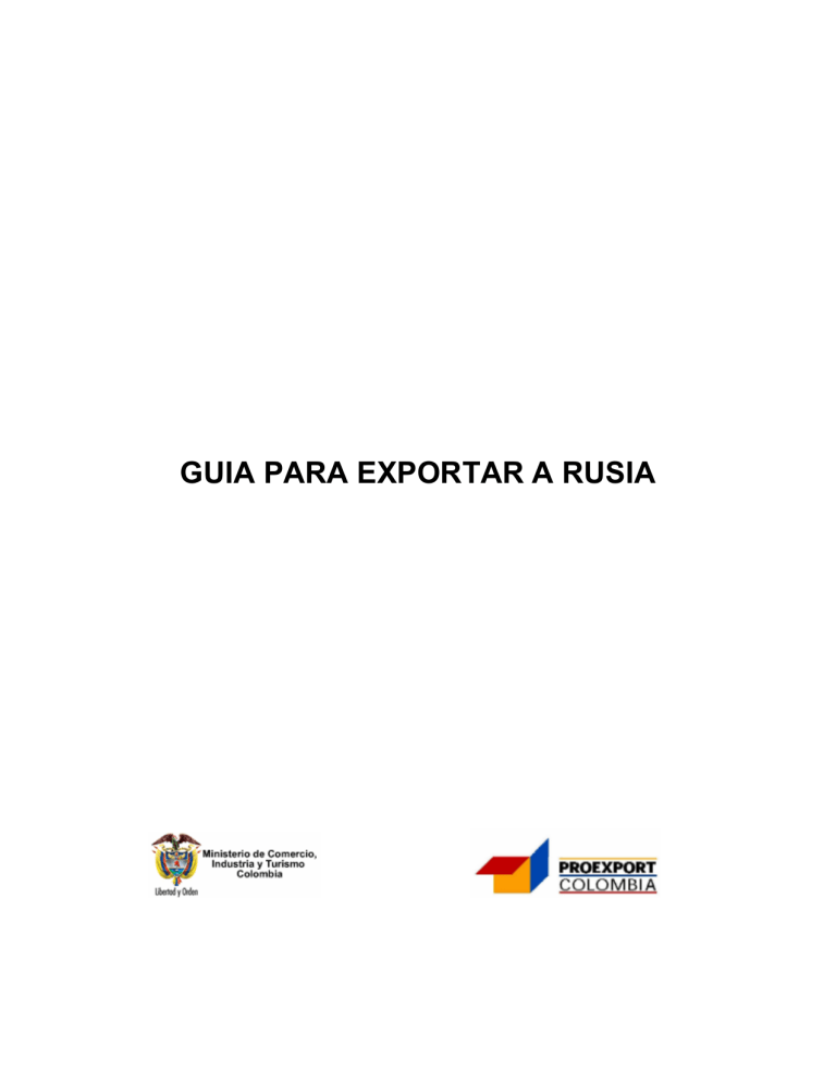 Guia Para Exportar A Rusia 4691