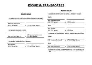 Esquema Contable: Registro de Transportes
