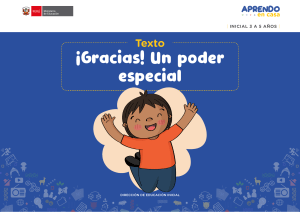 Cuento Infantil: ¡Gracias! Un Poder Especial