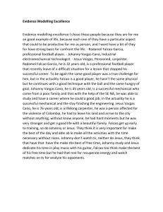 Evidence Modelling Excellence: Role Model Essay