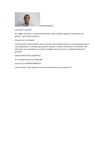 Actitud y Propósito: Reflexión Personal y Profesional