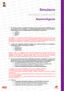 Simulacro Examen Agente Correos