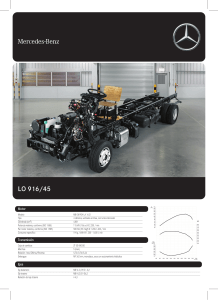 Mercedes-Benz LO 916/45: Especificaciones Técnicas