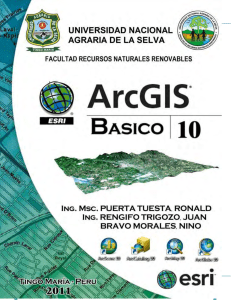 ArcGIS Básico 10: Curso Introductorio