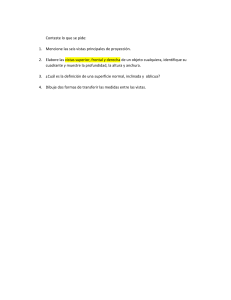 Proyecciones Ortogonales: Vistas, Superficies y Transferencia