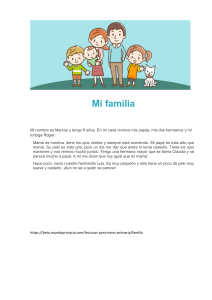 Mi Familia: Lectura Corta para Niños de Primaria
