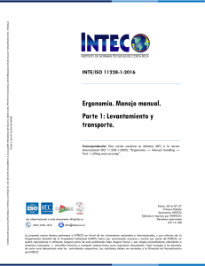 Ergonomía: Manejo Manual, Levantamiento y Transporte - INTECO