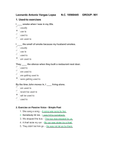 English Grammar & Vocabulary Worksheet