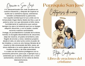 Libro de Oraciones para Niños: Catequesis Parroquia San José