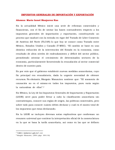 Impuestos de Importación y Exportación en México