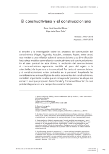 Constructivismo y Construccionismo: Reflexión Educativa