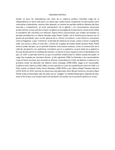 Violencia Política en Colombia: Historia y Contexto