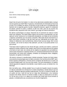 Un Viaje: Relato Corto de Ciencia Ficción y Reflexión