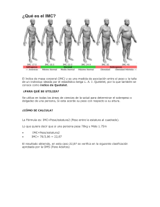 Qué es el IMC: Cálculo e Interpretación