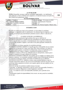 Sociedades Empresariales y su Clasificación