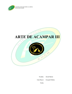 Arte de Acampar: Guía para Guías Mayores