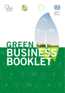 Green Business Booklet: Start & Improve Your Business