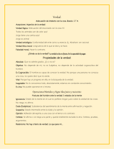 Verdad, Ser y Metafísica: Apuntes Filosóficos