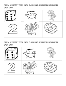 Hoja de Actividades: Pinta, Recorta y Aprende