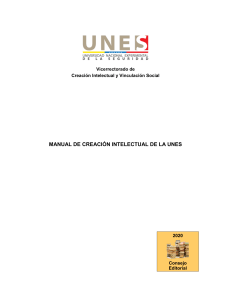 Manual de Creación Intelectual de la UNES