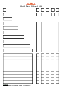 Plantilla Multibase 1-10-100: Material Educativo Matemáticas