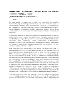 Narrativas Transmedia: Origen y Concepto - Carlos Scolari