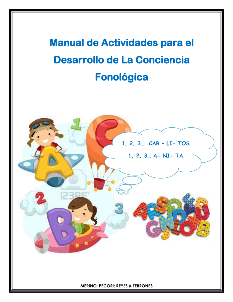 Conciencia Fonologica Manual