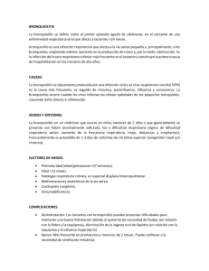 Bronquiolitis: Definición, Causas, Síntomas y Complicaciones