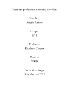 Tarea WEB: Evolución de la Web y Vocabulario