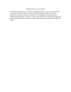Evaluación de Desempeño: Comportamiento y Recompensas
