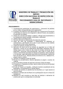 Procedimiento Guía de Encofrado y Desencofrado