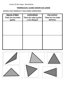 Triángulos: Clasificación por Lados - Geometría Primaria