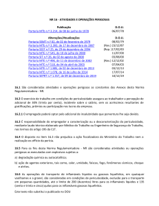 NR 16: Atividades e Operações Perigosas - Adicional de Periculosidade