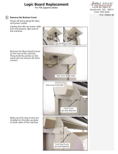 FJ8 Plotter Logic Board Replacement Guide