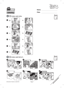 Elementary School Listening & Reading Test