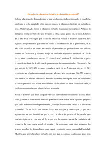 Educación Virtual vs. Presencial: Análisis y Perspectivas