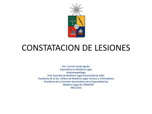 Medicina Forense: Presentación Documentación de Lesiones
