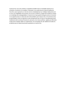 Impacto de la pandemia en Perú: Desafíos y políticas sociales