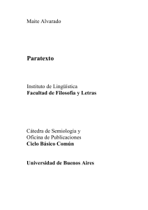 Paratexto: Naturaleza y Función en la Comunicación Escrita