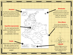 Mapa de Colombia: Departamentos y Capitales